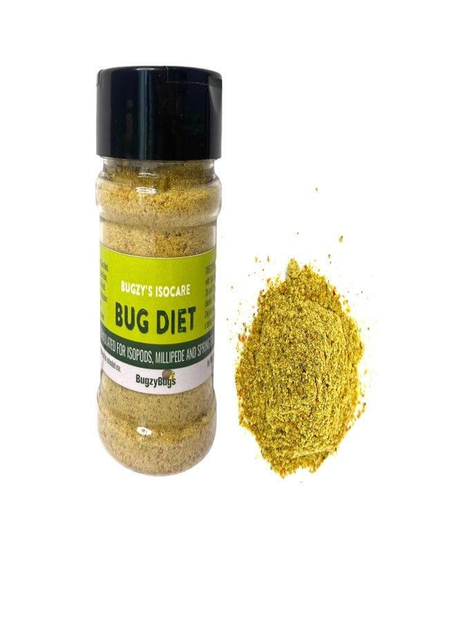 Bugzy Bugs IsoCare Isopod Food All Natural Nutrients Complete Diet for Bugs Isopods Millipede & Springtails 5oz Shaker - Image 1